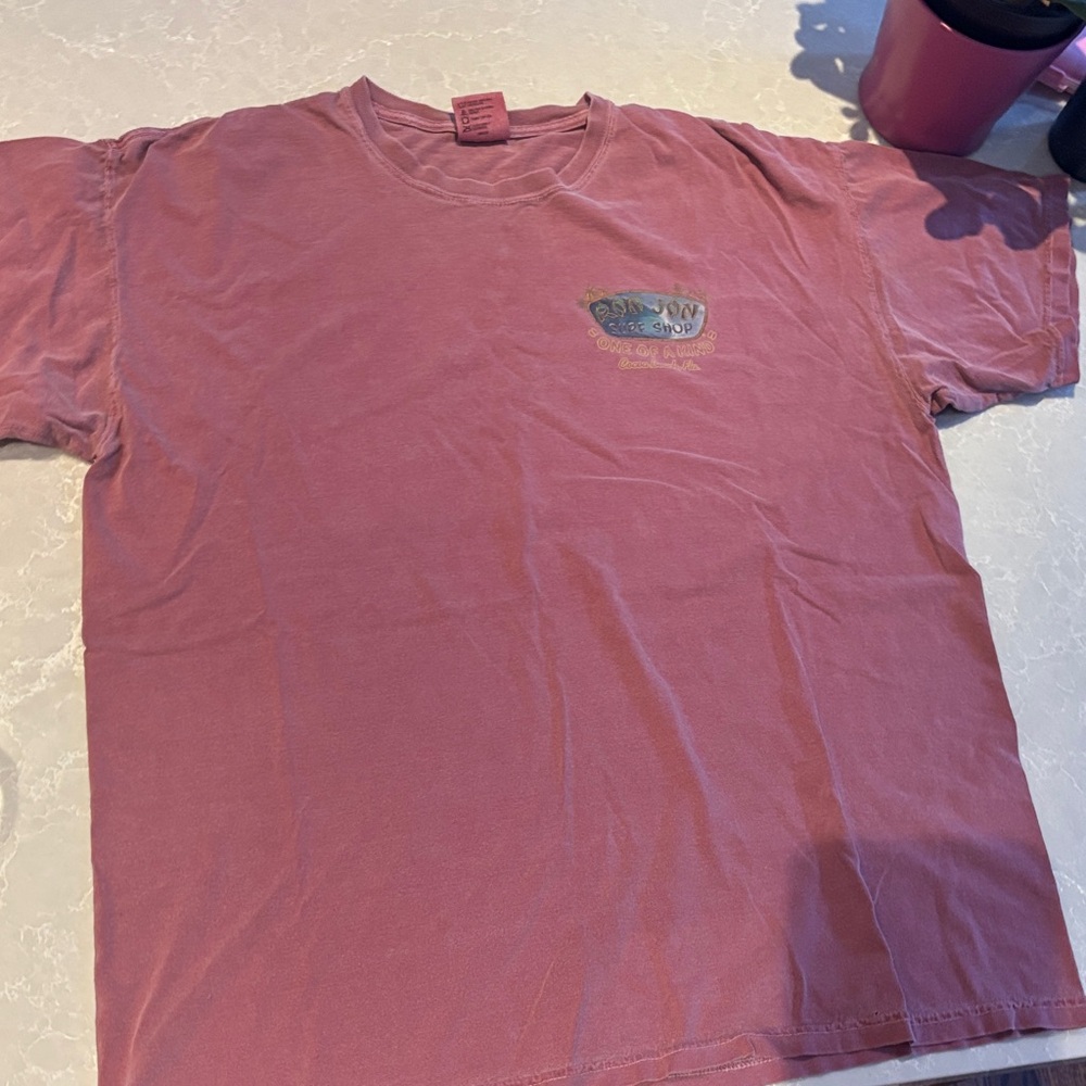 Comfort Colors Men's Faded Pink Tee Ron Jon Surf Shop